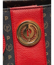 POLLINI HERITAGE Borsa a mano, con tracolla nero lacca - Borse Donna - 4