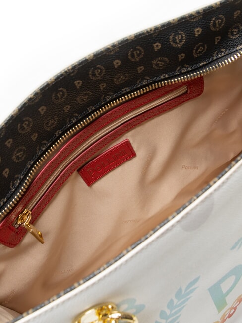 HERITAGE  Shopping bag con doppio manico bianco - Borse Donna