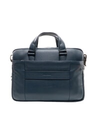 PIQUADRO MODUS RESTYLING Cartella in pelle porta pc 14" blu - Cartelle Lavoro - 3