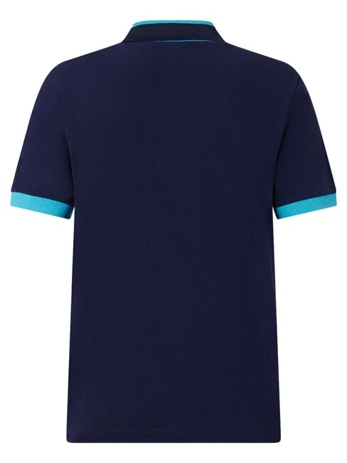 LOGO Polo a manica corta blue marine - neon b - Polo Uomo