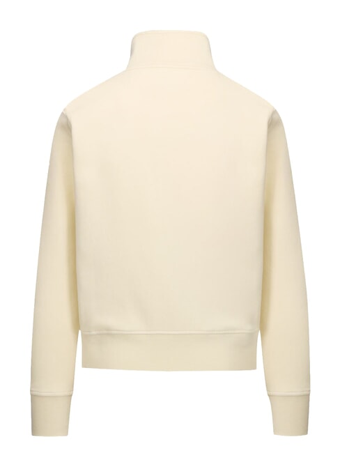 LOGO Felpa full zip white asparagus - Felpe Donna