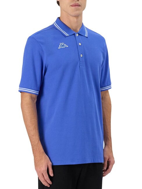 LOGO Polo a manica corta blue royal - white - Polo Uomo