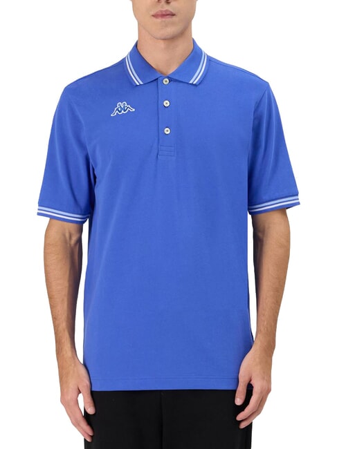 LOGO Polo a manica corta blue royal - white - Polo Uomo