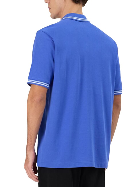 LOGO Polo a manica corta blue royal - white - Polo Uomo
