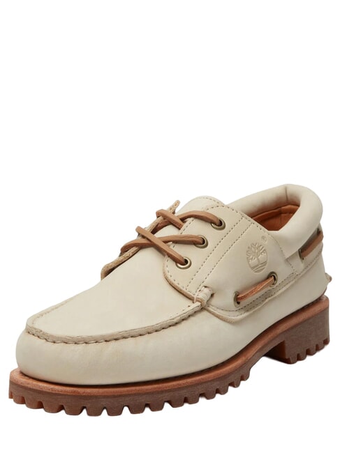 AUTHENTIC  Boat shoes in pelle light beige - Scarpe Uomo