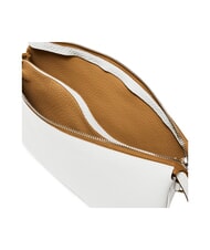 GIANNI CHIARINI MIA Borsa in pelle martellata con tracolla bianco-nature - Borse Donna - 5