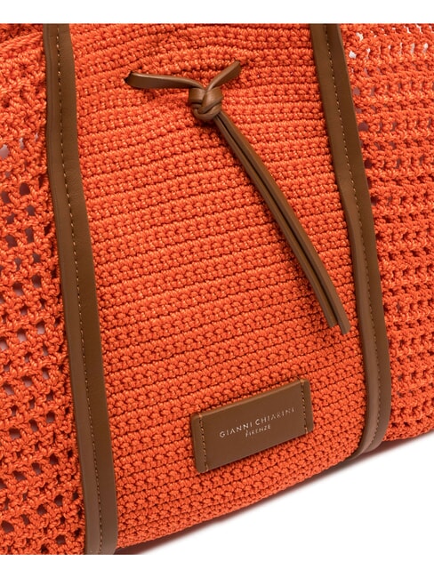 VICTORIA  Shopper a spalla corallo - Borse Donna