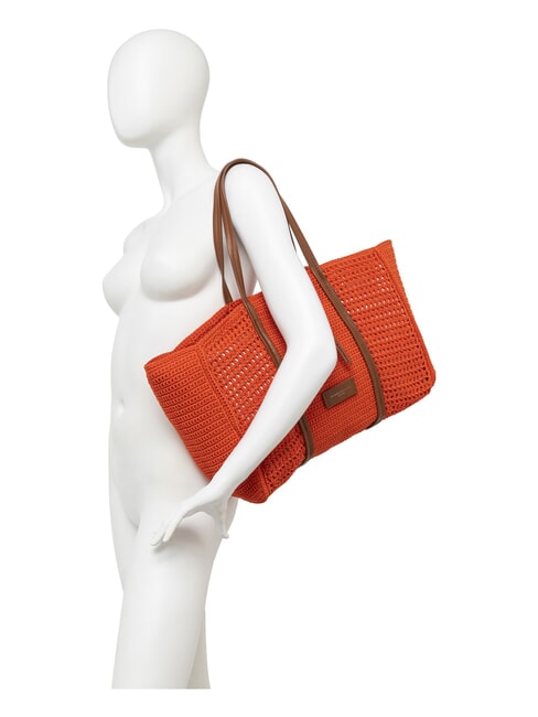VICTORIA  Shopper a spalla corallo - Borse Donna