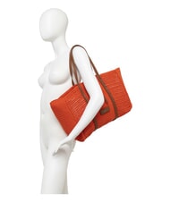 GIANNI CHIARINI VICTORIA  Shopper a spalla corallo - Borse Donna - 6