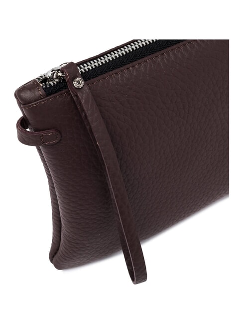 HERMY Pochette in pelle con tracolla plum-castoro - Borse Donna