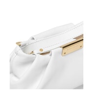 GIANNI CHIARINI PERLA Borsa clutch pelle catena bianco - Borse Donna - 4