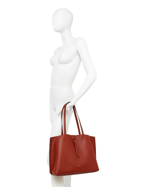 EGLE Shopper a spalla brick red - Borse Donna
