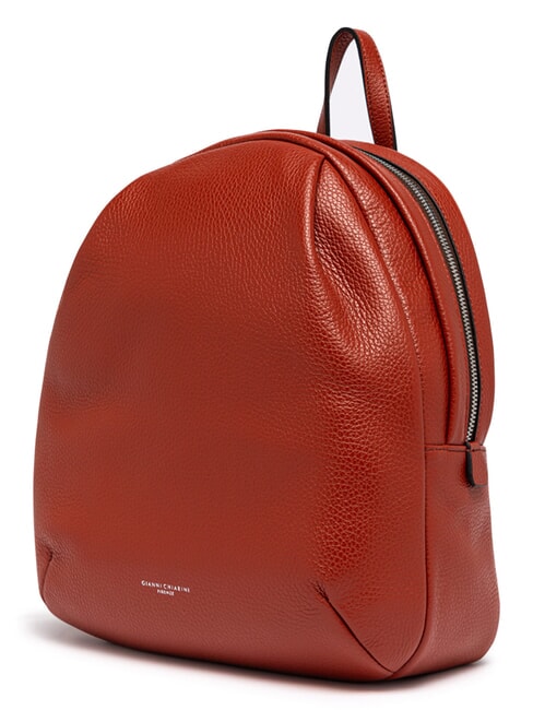 EMANUELA Zainetto in pelle brick red - Borse Donna