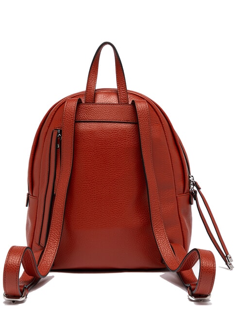 EMANUELA Zainetto in pelle brick red - Borse Donna