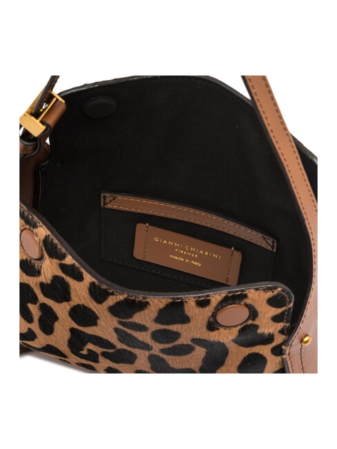 PENELOPE Mini Bag a spalla, con tracolla lince-cuoio - Borse Donna