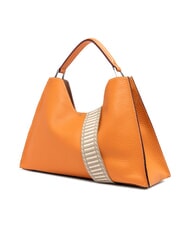 GIANNI CHIARINI AURORA Borsa a mano in pelle con pouch flame orange-sabbia - Borse Donna - 3