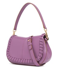 GIANNI CHIARINI HELENA ROUND Borsa in pelle con flap argyle purple - Borse Donna - 2