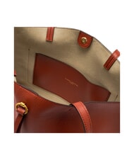 GIANNI CHIARINI EGLE Shopping Bag in pelle brick red - Borse Donna - 5