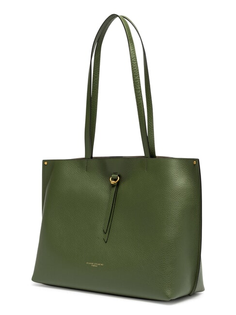 EGLE Shopping Bag in pelle deep fir - Borse Donna