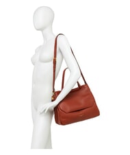 GIANNI CHIARINI OTTAVIA Borsa in pelle brick red - Borse Donna - 6