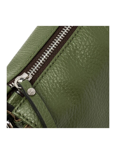 THREE  Mini Bag a tracolla, in pelle deep fir - Borse Donna