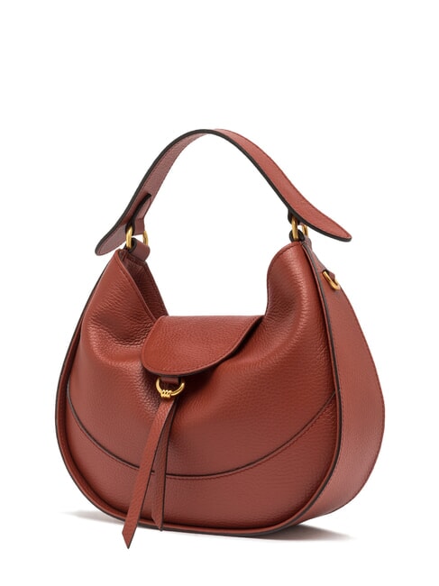 EDITH Borsetta in pelle, con tracolla brick red - Borse Donna