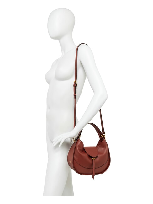 EDITH Borsetta in pelle, con tracolla brick red - Borse Donna