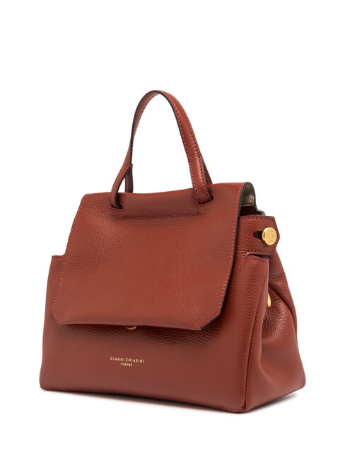 OTTAVIA Borsa in pelle Made in Italy brick red - Borse Donna