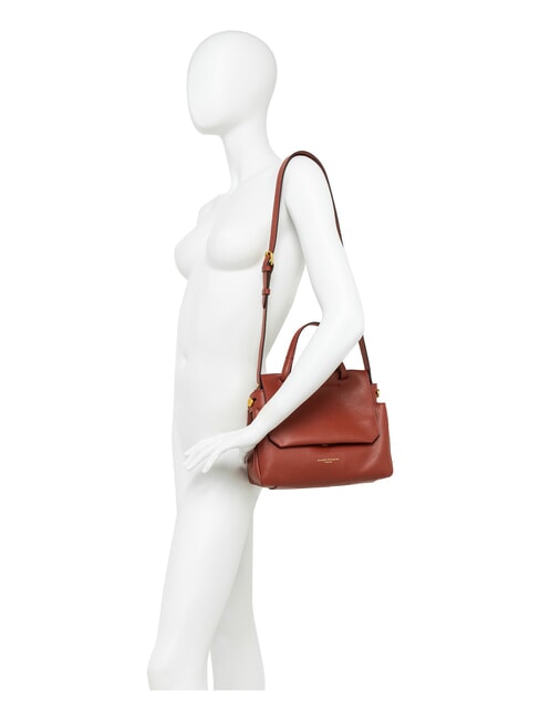 OTTAVIA Borsa in pelle Made in Italy brick red - Borse Donna