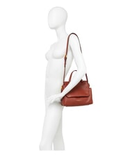 GIANNI CHIARINI OTTAVIA Borsa in pelle Made in Italy brick red - Borse Donna - 6