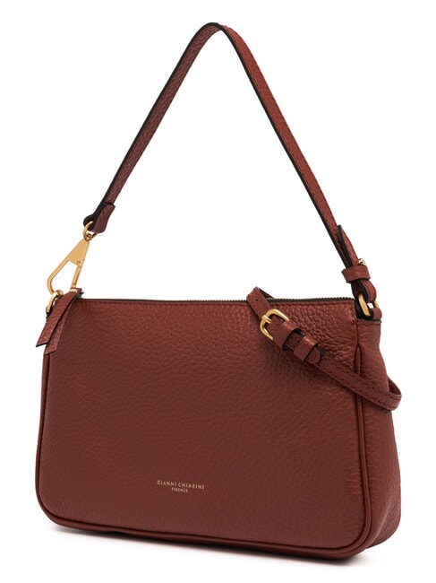 BROOKE Borsa a spalla in pelle brick red - Borse Donna