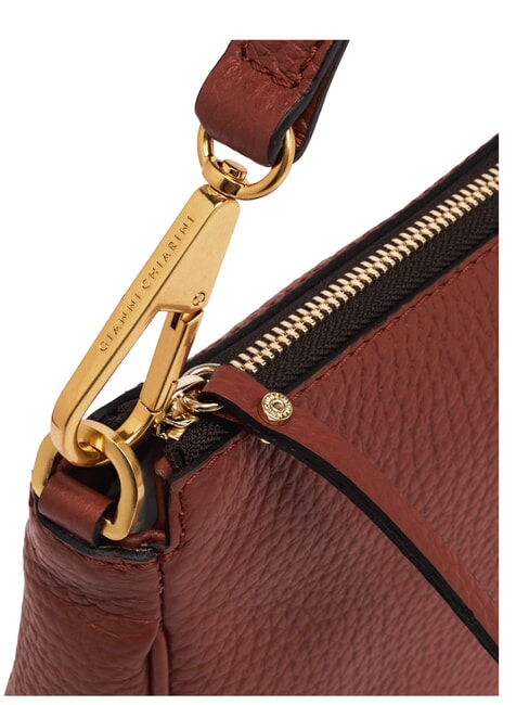 BROOKE Borsa a spalla in pelle brick red - Borse Donna