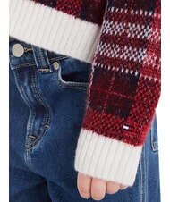 TOMMY HILFIGER TH Cardigan multi check - Maglioni Bambini - 5