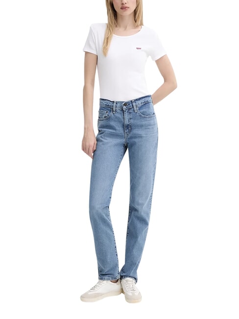 TH Jeans a vita alta pat - Jeans Donna