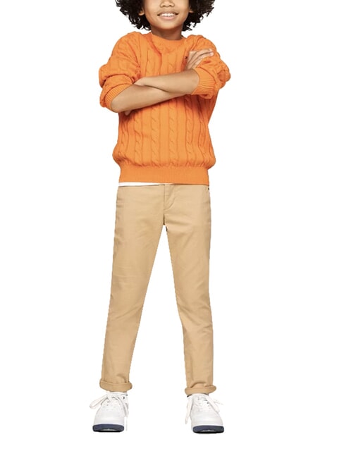TH KIDS Maglione bimbo in cotone orange thunder - Maglioni Bambini