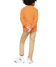 TOMMY HILFIGER TH KIDS Maglione bimbo in cotone orange thunder - Maglioni Bambini - 3