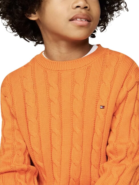 TH KIDS Maglione bimbo in cotone orange thunder - Maglioni Bambini