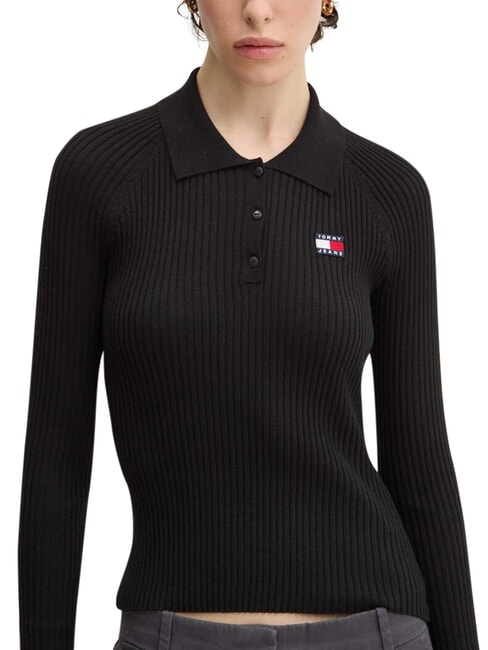 TH JEANS Maglia maniche lunghe black - Maglie Donna