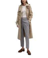 TOMMY HILFIGER TH Pantaloni slim, stile classico global stp check/ s/ texture h grey - Pantaloni Donna - 3