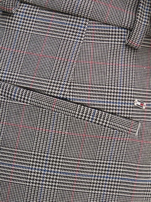 TH Pantaloni slim, stile classico global stp check/ s/ texture h grey - Pantaloni Donna