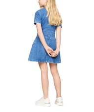 TOMMY HILFIGER TH Abito bambina in jeans, a maniche corte - Vestiti Bambine