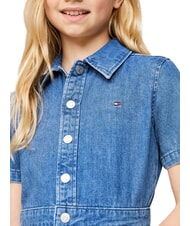 TOMMY HILFIGER TH Abito bambina in jeans, a maniche corte ltweightdenim - Vestiti Bambine - 3