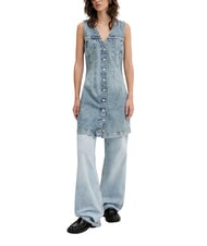 TOMMY HILFIGER TH JEANS Abito in jeans, smanicato denim - Vestiti Donna - 3