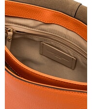 GIANNI CHIARINI HELENA ROUND Borsa in pelle con tracolla in corda flame orange - Borse Donna - 4