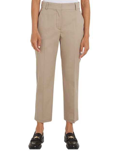 TH Pantaloni in cotone beige - Pantaloni Donna