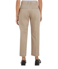 TOMMY HILFIGER TH Pantaloni in cotone beige - Pantaloni Donna - 3