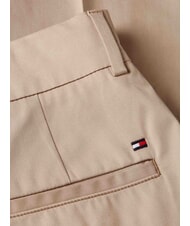 TOMMY HILFIGER TH Pantaloni in cotone beige - Pantaloni Donna - 5