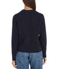 TOMMY HILFIGER TH Maglia in cotone, a girocollo desert sky - Maglie Donna - 3