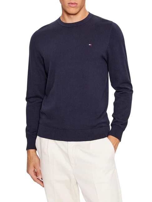 TH FLAG Maglione girocollo in cotone desert sky - Maglie Uomo
