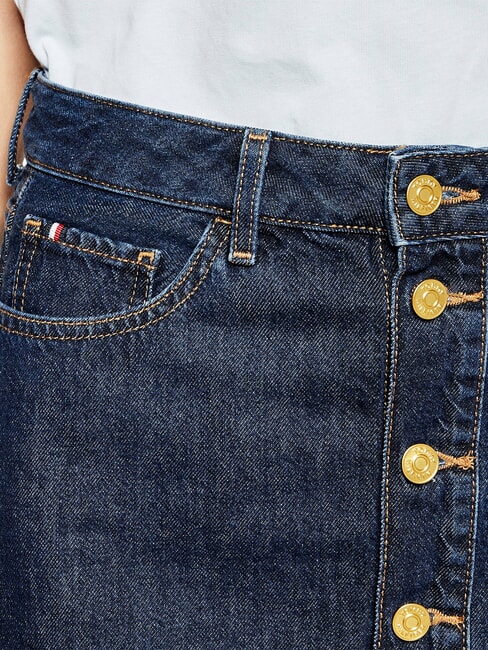 TH Gonna corta in jeans cler - Gonne Donna